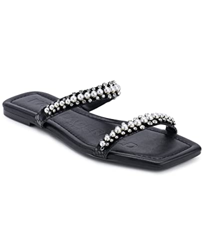 Karl Lagerfeld Paris Damen Kl135223-blk-9 Schiebe-Sandalen, Schwarz, 40 EU von KARL LAGERFELD