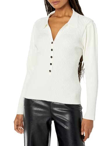 Karl Lagerfeld Paris Damen L2zss745-sw9-mittel Pullover, Weiches Weiß, Mittel von KARL LAGERFELD