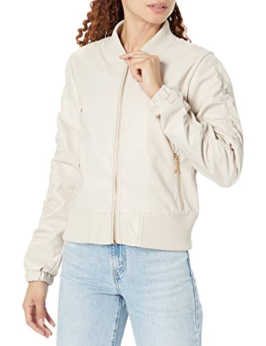 Karl Lagerfeld Paris Damen Langarm-Sportjacke für den Alltag Sweatshirt, Knochen, XL von KARL LAGERFELD