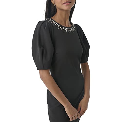 Karl Lagerfeld Paris Damen Ld3aca07-blk-0 Lässiges Kleid, Schwarz, 30 von KARL LAGERFELD