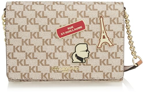 Karl Lagerfeld Paris Damen Lh2eu6vu Cross-Body, Mandel/Taupe von KARL LAGERFELD