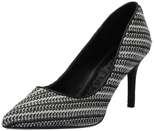 Karl Lagerfeld Paris Damen Royale-High Pump 8 Pumps, Schwarz/Cremefarben, 40 EU von KARL LAGERFELD