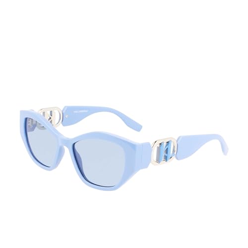 Karl Lagerfeld Unisex KL6086S Sunglasses, 450 Azure, 54 von KARL LAGERFELD