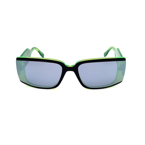 Karl Lagerfeld Unisex KL6106S Sunglasses, 011 Black Green, 64 von KARL LAGERFELD