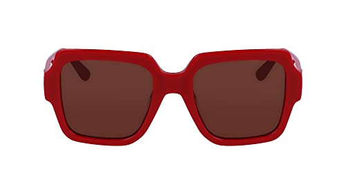 Karl Lagerfeld Women's KL6104SR Sunglasses, Red, Einheitsgröße von KARL LAGERFELD