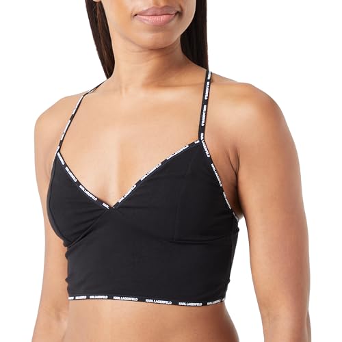 mini logo longline bralette von KARL LAGERFELD