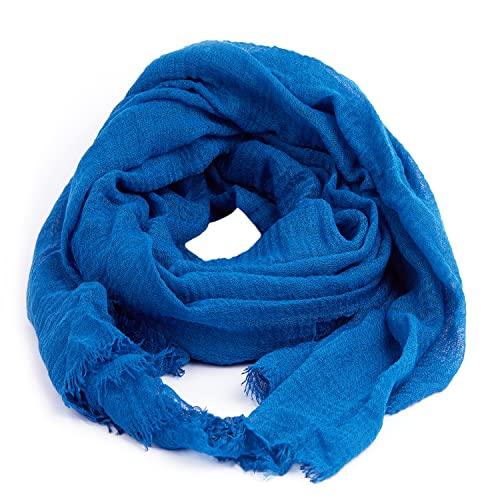 KARL LOVEN Halstücher Damen - Halstuch - Zerknittert - Pashmina - Schal - Hals, Blaue jeans von KARL LOVEN