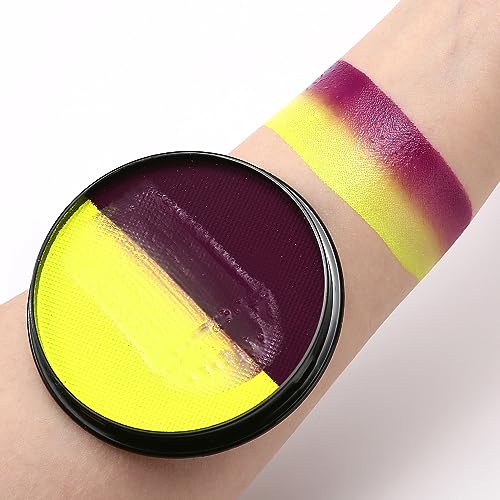 KARLOR 2-IN-1 Gesichtsfarbe 30g Körperfarbe Facepainting Body Paint, professionell Schminkfarbe wasserdicht für Erwachsene Kinder Makeup Halloween Karneval Fasching Cosplay von KARLOR