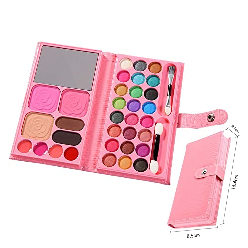 Kinderschminke Set, KARLOR Make-Up Palette, echtes Schminkset, waschbar sicher ungiftig kosmetisch für Kinder Mädchen ab 4 Jahre Prinzessin Rollenspiel Halloween Weihnachts Geburtstag von KARLOR