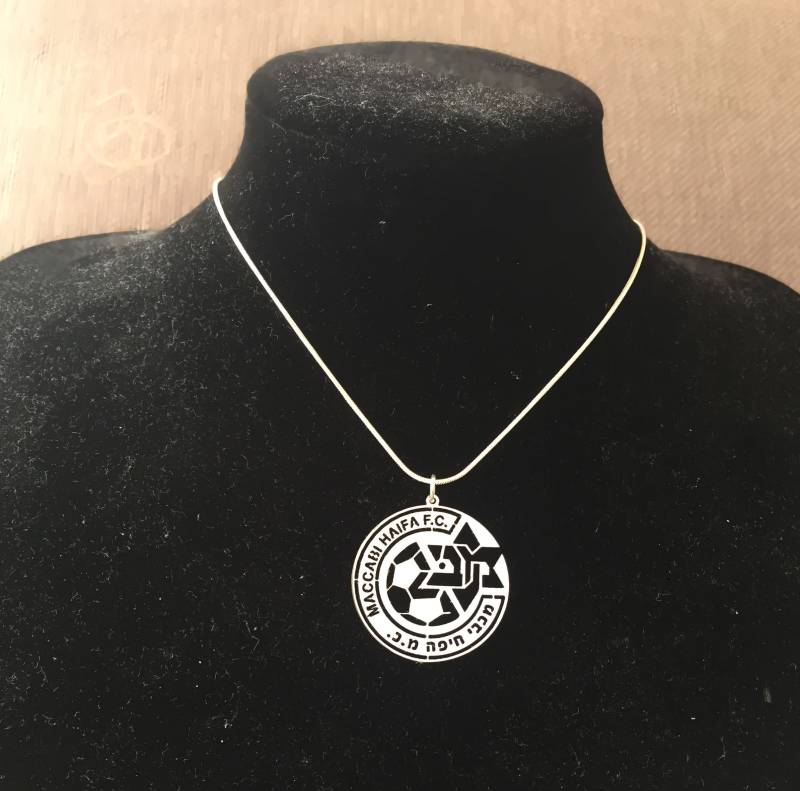 Verkauf Maccabi-Fußball Haifa, Maccabi-Fußballanhänger, תליון von KARLshopPendants