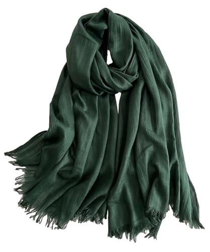 KARMA.DIEM Basic Tuch für Damen - angesagten Trendfarben - Stylisches Unisex Accessoire (#3 Grün Wald) von KARMA.DIEM