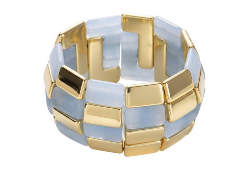 KARMA Armband Damen breit Acryl dehnbar vers. Farben 6 cm (Geschenk für Sie Acrylarmband, Schmuck für Frauen Acrylarmband), modern Damenarmband von KARMA