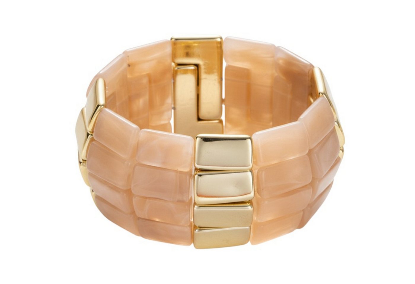 KARMA Armband Damen breit Acryl dehnbar vers. Farben 6 cm (Geschenk für Sie Acrylarmband, Schmuck für Frauen Acrylarmband), modern Damenarmband von KARMA