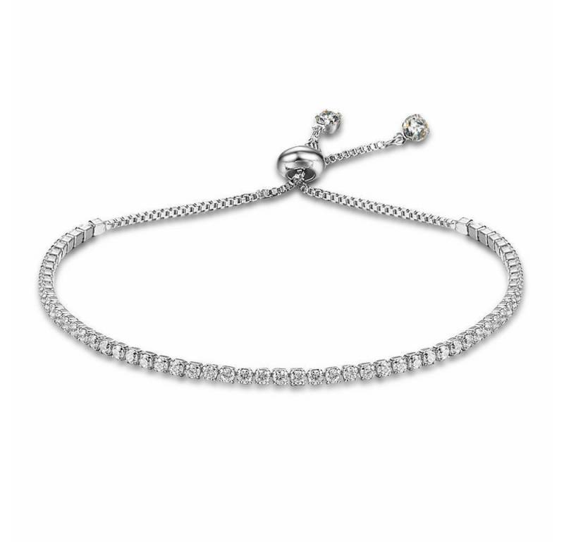 KARMA Armband Damenarmband Strass Gold Silber Rosé Metall Damen modern Damenschmuck (Geschenk für Sie Armschmuck), Strassarmband Strasssteine Metallarmband von KARMA