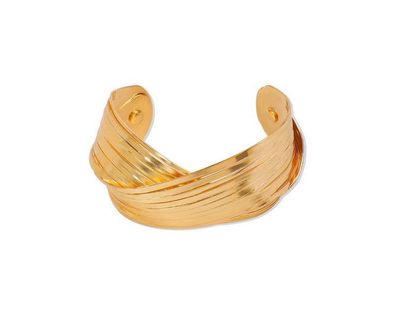 KARMA Armreif silber gold Armschmuck Damen Armband silberner Damenarmreif (Armband Damenarmband Geschenk für Frauen), Metallarmreif Armschmuck Damenschmuck von KARMA