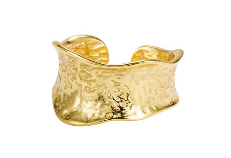 KARMA Fingerring Damenring Statement Ring Silber 925 (Geschenk Frauen, modern Damenschmuck Damen), Sterlingsilber Gold oder Silber verstellbar von KARMA