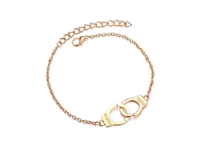 KARMA Fußkette Freedom Silber od. Gold Legierung Fusskettchen (Geschenk für Sie, Damenschmuck), Strandschmuck Fußschmuck Acceossire Damenfußkette von KARMA