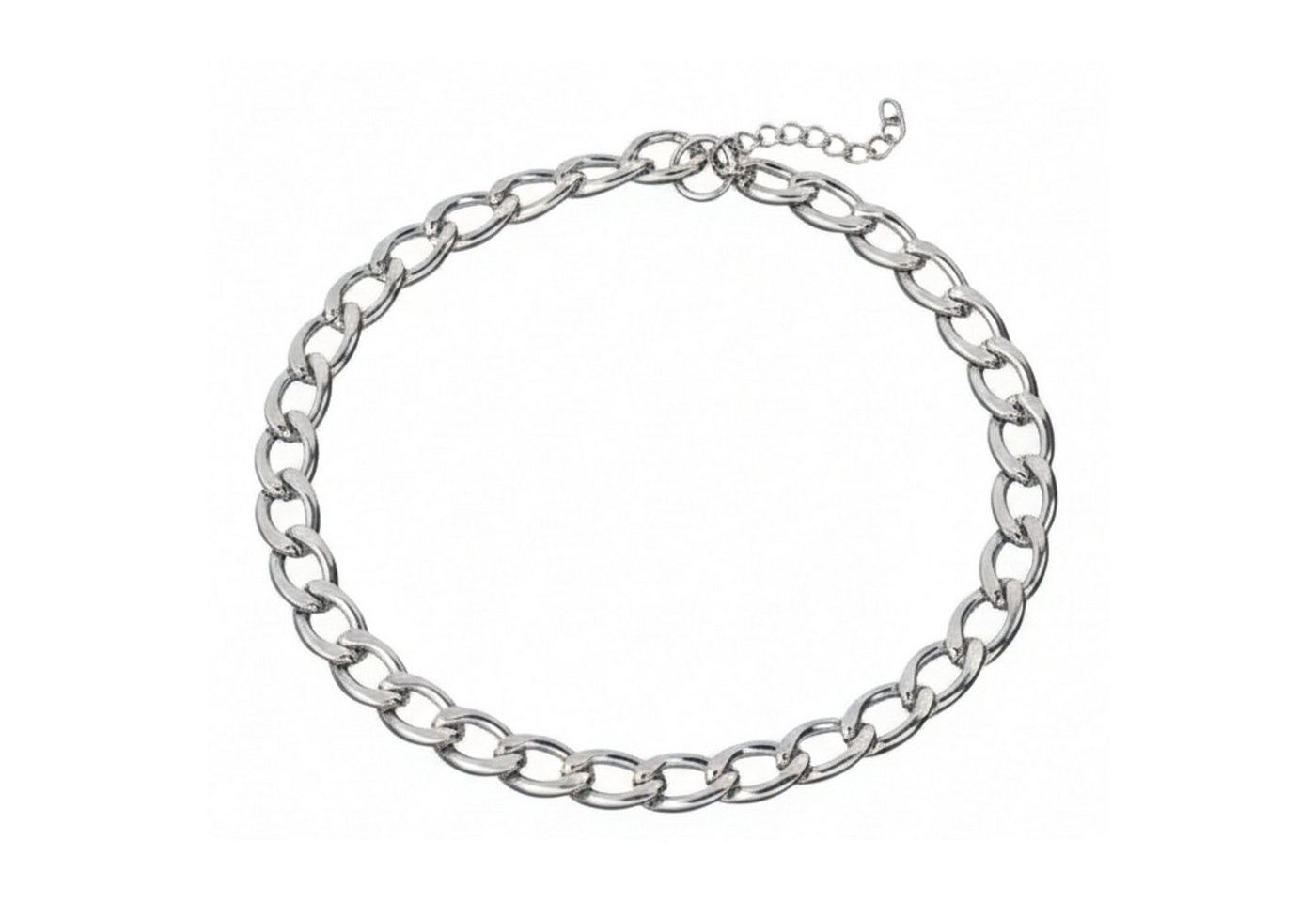 KARMA Fußkette Fußkettchen Gliederkette Silber od. Gold 19 cm (Damenfußkettchen, Urlaub Strand Abendmode Accessoires), moderne Fusskette Fußschmuck von KARMA