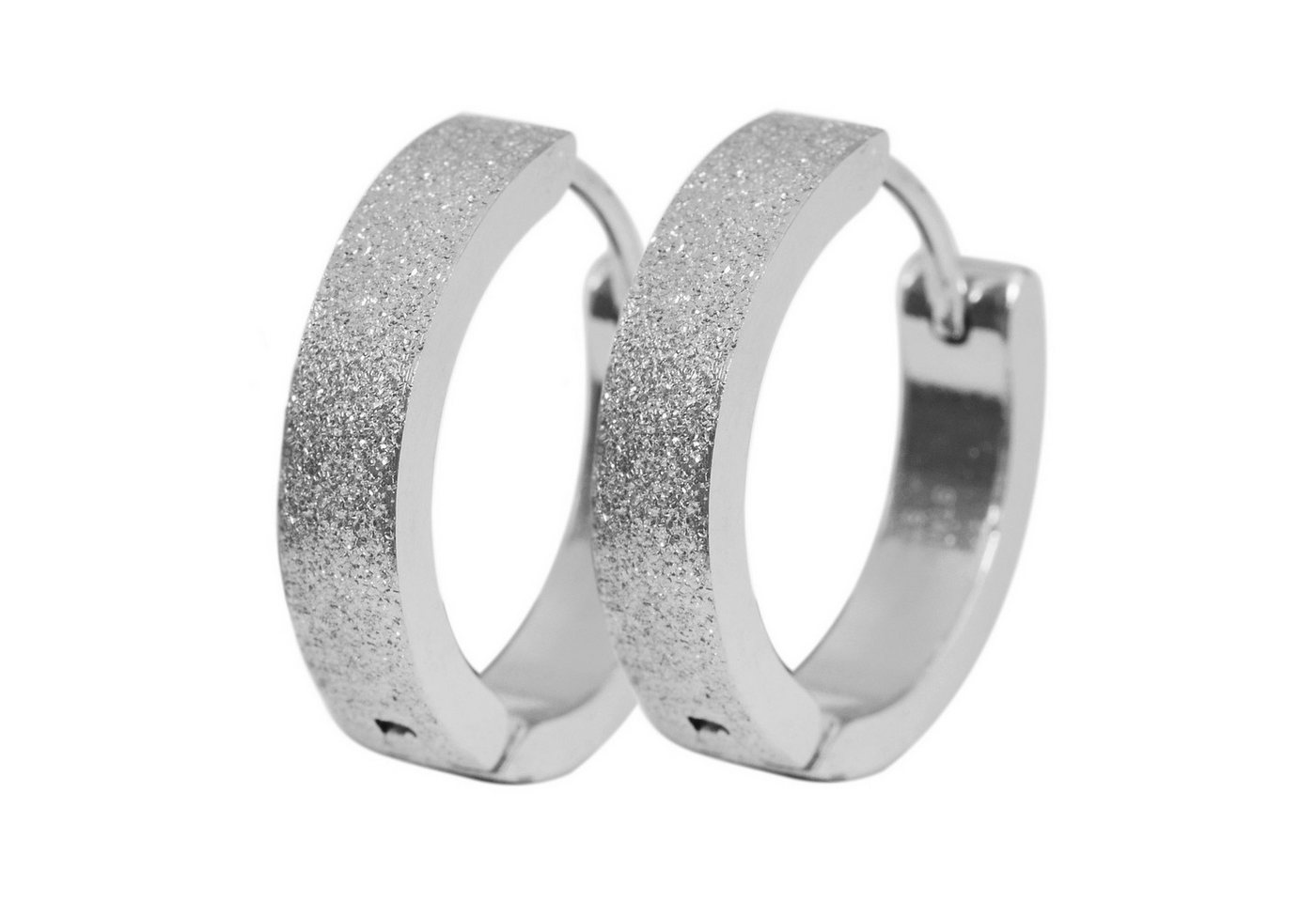 KARMA Klappcreolen Creolen Silber 1,8 cm Ohrringe Damen Ohrschmuck (Kreolen, 2-tlg., 1 Paar), Damenohrringe Ohrschmuck Ohrhänger von KARMA