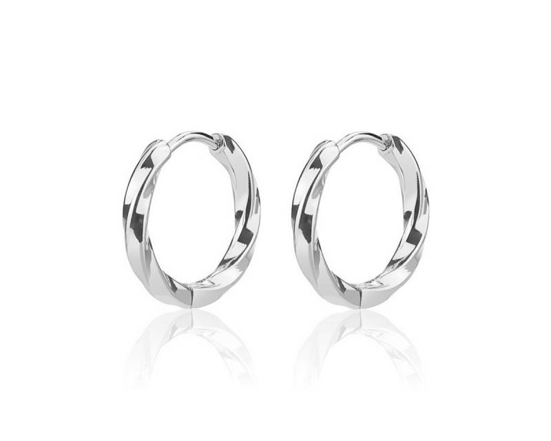 KARMA Paar Creolen Creolen Edelstahl Silber oder Gold Damencreolen Damenohrringe (Creolenset Damenschmuck Geschenk für Damen), vergoldet versilbert Damenohrringe von KARMA