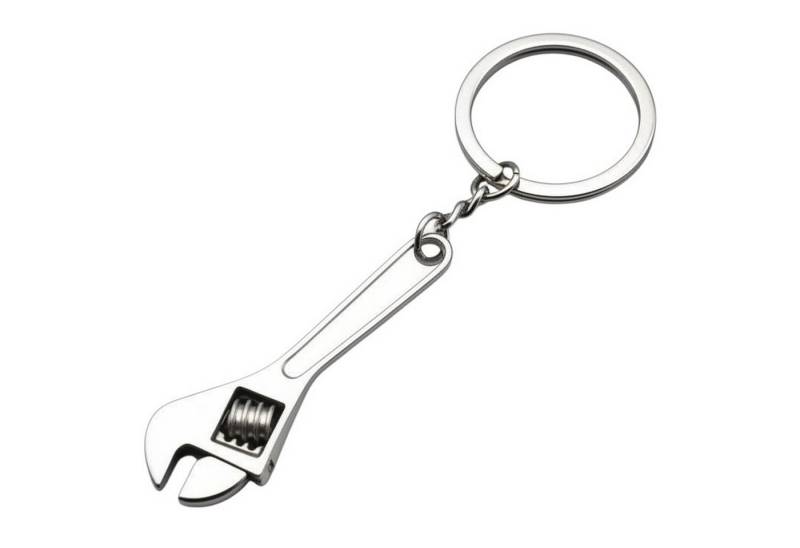 KARMA Schlüsselanhänger Schlüsselanhänger Herren, Schraubenschlüssel Design, Metall Robust 12 cm Geschenk für Ihn von KARMA