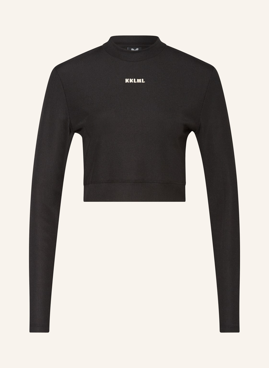 Karo Kauer Cropped-Longsleeve schwarz von KARO KAUER