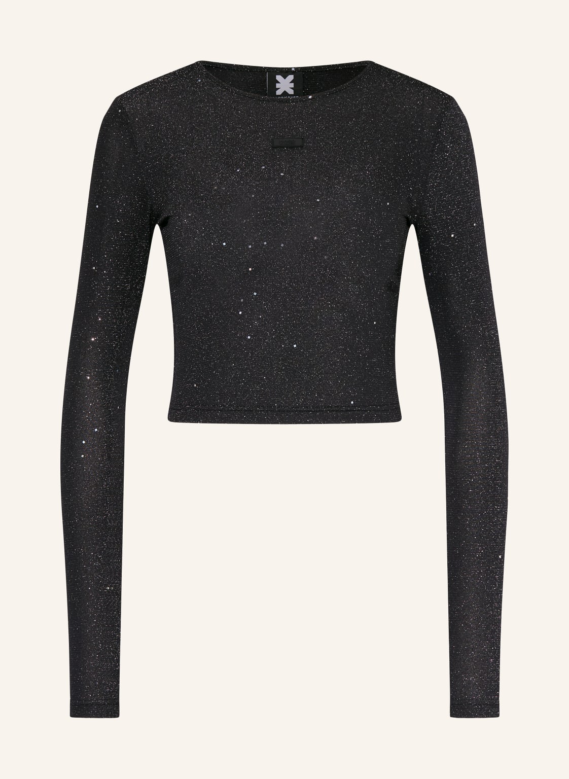 Karo Kauer Cropped-Longsleeve schwarz von KARO KAUER
