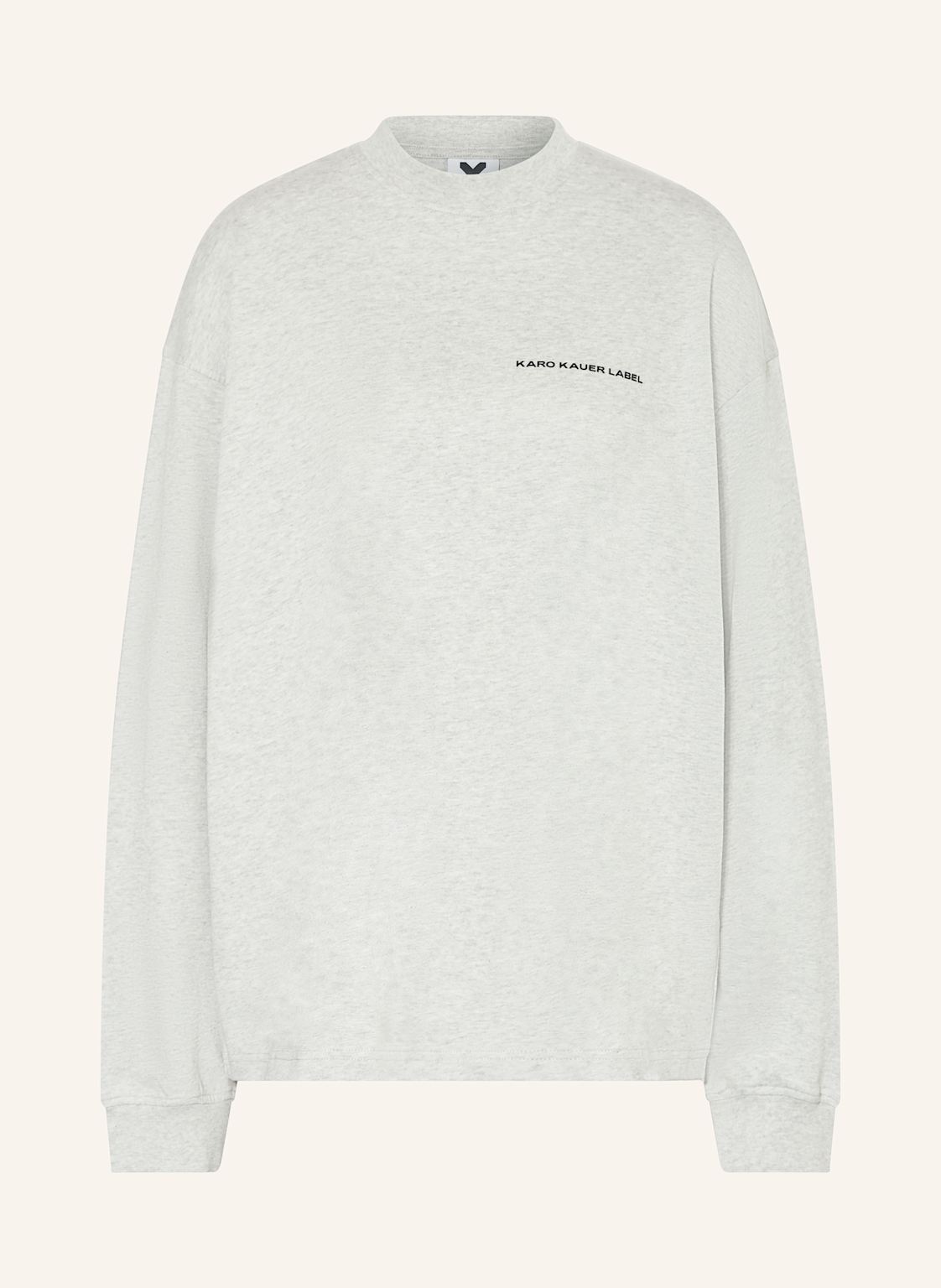 Karo Kauer Oversized-Longsleeve grau von KARO KAUER