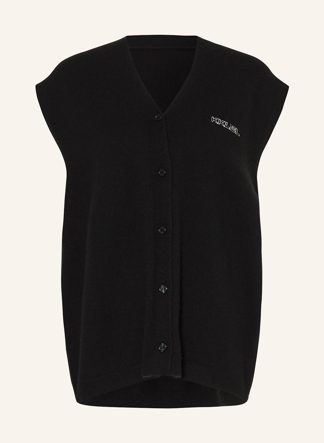 Karo Kauer Strickweste schwarz von KARO KAUER