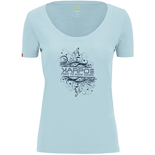 KARPOS Damen Crocus W T-Shirt, Aquamarine, X-Large von KARPOS