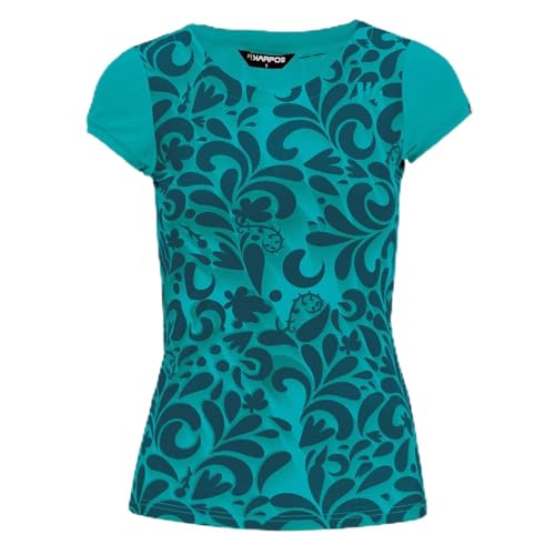 KARPOS Damen LOMA Print W Jersey T-Shirt, Bluebird/marokkanisches Blau, Large von KARPOS