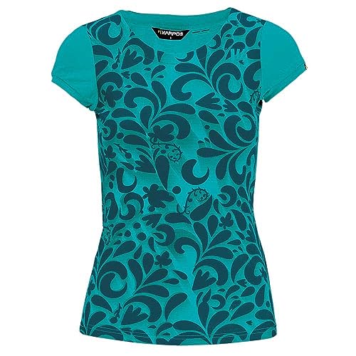 KARPOS Damen LOMA Print W Jersey T-Shirt, Bluebird/marokkanisches Blau, Medium von KARPOS