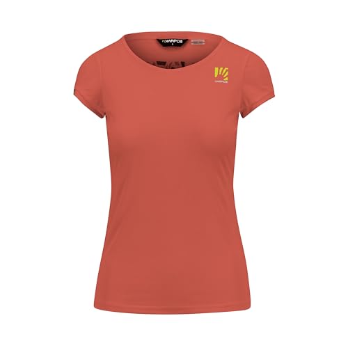 KARPOS Damen LOMA W Jersey T-Shirt, Hot Coral/Vintage Indigo/Cloud, XX-Large von KARPOS
