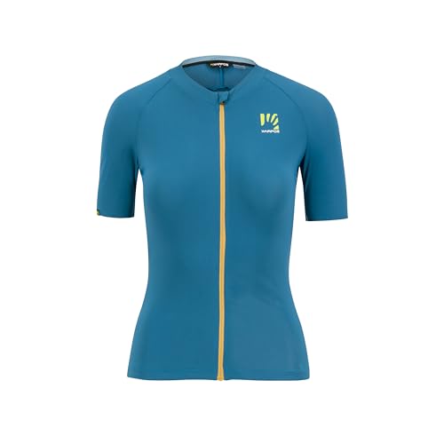 KARPOS Damen PRALONGIA EVO W JRS T-Shirt, Adriatic Blue/Corsair, Medium von KARPOS