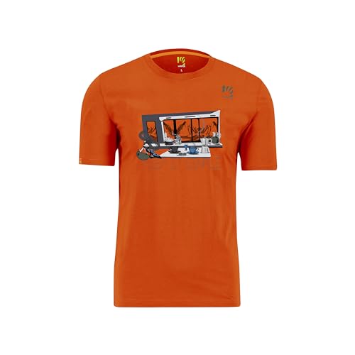 KARPOS Herren Anemone T-Shirt, Spicy Orange, Medium von KARPOS