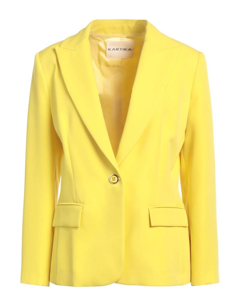KARTIKA Blazer Damen Gelb von KARTIKA