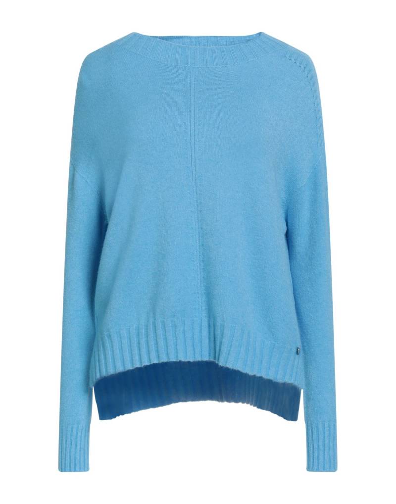 KARTIKA Rollkragenpullover Damen Azurblau von KARTIKA