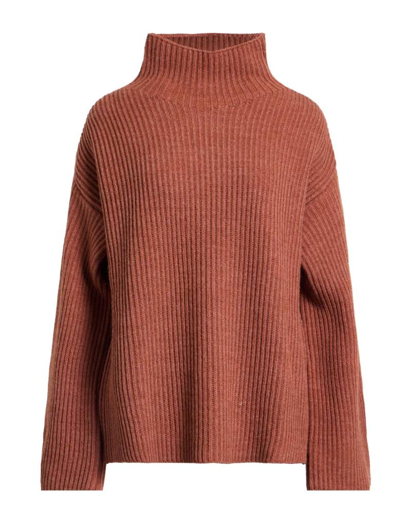 KARTIKA Rollkragenpullover Damen Ziegelrot von KARTIKA