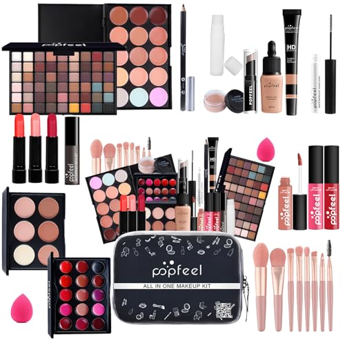 KARUIZI Makeup Kit All-in-one Makeup Gift Set for Women Full Kit, Eyeshadow Palette, Lip Gloss Set, Lipstick, Blush, Foundation, Concealer, Mascara, Eyebrow Pencil,Include Makeup Brush Set KARUIZI Makeup Kit All-in-one Makeup Gift Set for Women Full Kit, Eyeshadow Palette, Lip Gloss Set, Lipstick, Blush, Foundation, Concealer, Mascara, Eyebrow Pencil,Include Makeup Brush Set von KARUIZI