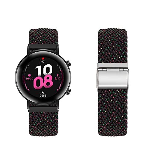 Nylon Armband für Huawei Watch GT2 42MM Armband Solo Loop Armband mit Huawei Watch GT2 42MM Ersatzarmband Nylon Stoff Loop Elastisches Verstellbares Armbänder für Huawei Watch GT2 42MM (V,GT2 42MM) Nylon Armband für Huawei Watch GT2 42MM Armband Solo Loop Armband mit Huawei Watch GT2 42MM Ersatzarmband Nylon Stoff Loop Elastisches Verstellbares Armbänder für Huawei Watch GT2 42MM (V,GT2 42MM) von KARYOU
