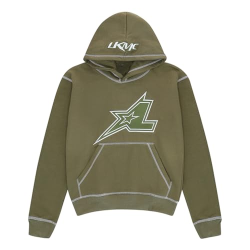 KASENFASHION Herren Sportbekleidung Buchstabenstickerei Pullover Hoodie Herren Sweatshirt Sweatpants Hoodie Unisex Sportbekleidung Sportbekleidung von KASENFASHION