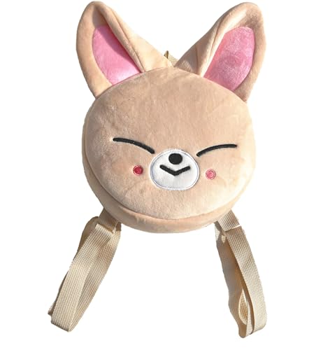 KASENFASHION SKZ Plüsch Mini Rucksack – KPOP Fan Rucksack im SKZoo Design für Mädchen/Teenager von KASENFASHION