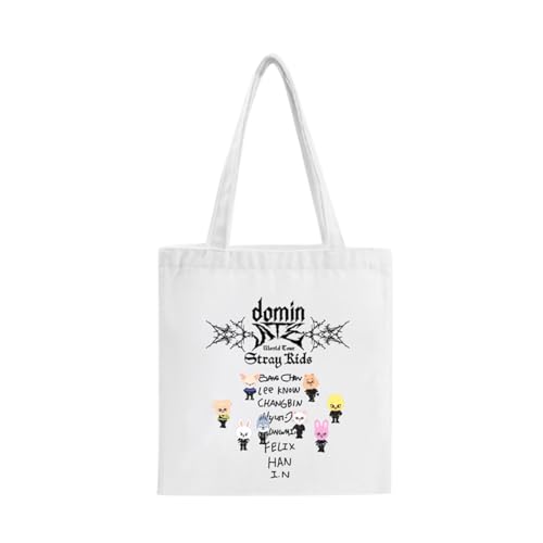 KASENFASHION Stray-K Merch – Trendige Stofftasche mit SKZ Motiv, Geschenk für K-Pop Fans & Stray-K Liebhaber von KASENFASHION