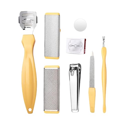 8/10 Pcs Professionelle Fuß Pediküre Set Harte Haut Entferner Fuß Set Edelstahl Fuß Feilen Set Für Frauen Und Männer von KASFDBMO