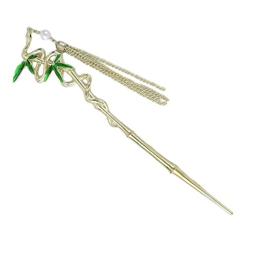 Antike Metall-Haarspange für Damen, mit Fransen, rutschfest, Essstäbchen, Haarspange, Haarklammer für Haarstyling, Haardekorationen von KASFDBMO