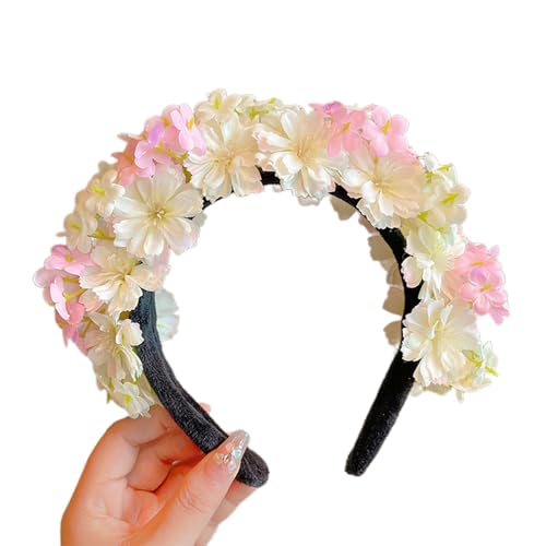 Blumengirlanden, Haarkranz, Blumenstirnbänder, Damen, Braut, Blume für Verkauf, Markt, florale Haarbänder von KASFDBMO