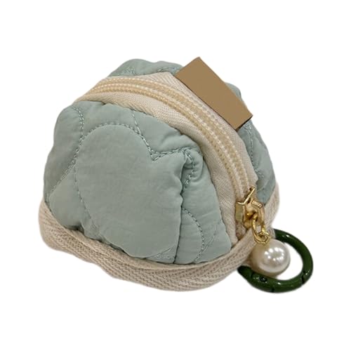 Cartoon Green Ohrhörerhalter Und Münzen Brieftet Changepurse Weiche Baumwolllippenstiftspeicher Für Tägliche Pendel Und Fahrtbeutelbeutel von KASFDBMO