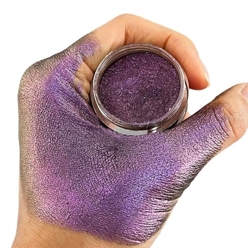 Chamäleons Lidschatten Intensive Farbwechsel Lidschatten Hochpigment Metallic Lose Für Frauen Duochrome Lidschattenpalette von KASFDBMO