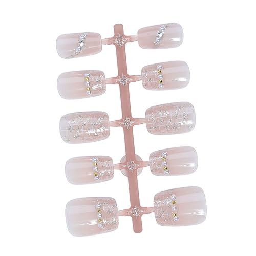 Coffin Press On Nails Rouge Designs Elegant On Nails Künstliche Nägel für Frauen und Mädchen von KASFDBMO
