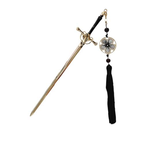 Einzigartige Schwerter Haarnadel Quasten Haare Haare Schmuck Mode Accessoire Haargriplegierung Textur Für Mode Mädchen Und Frau von KASFDBMO